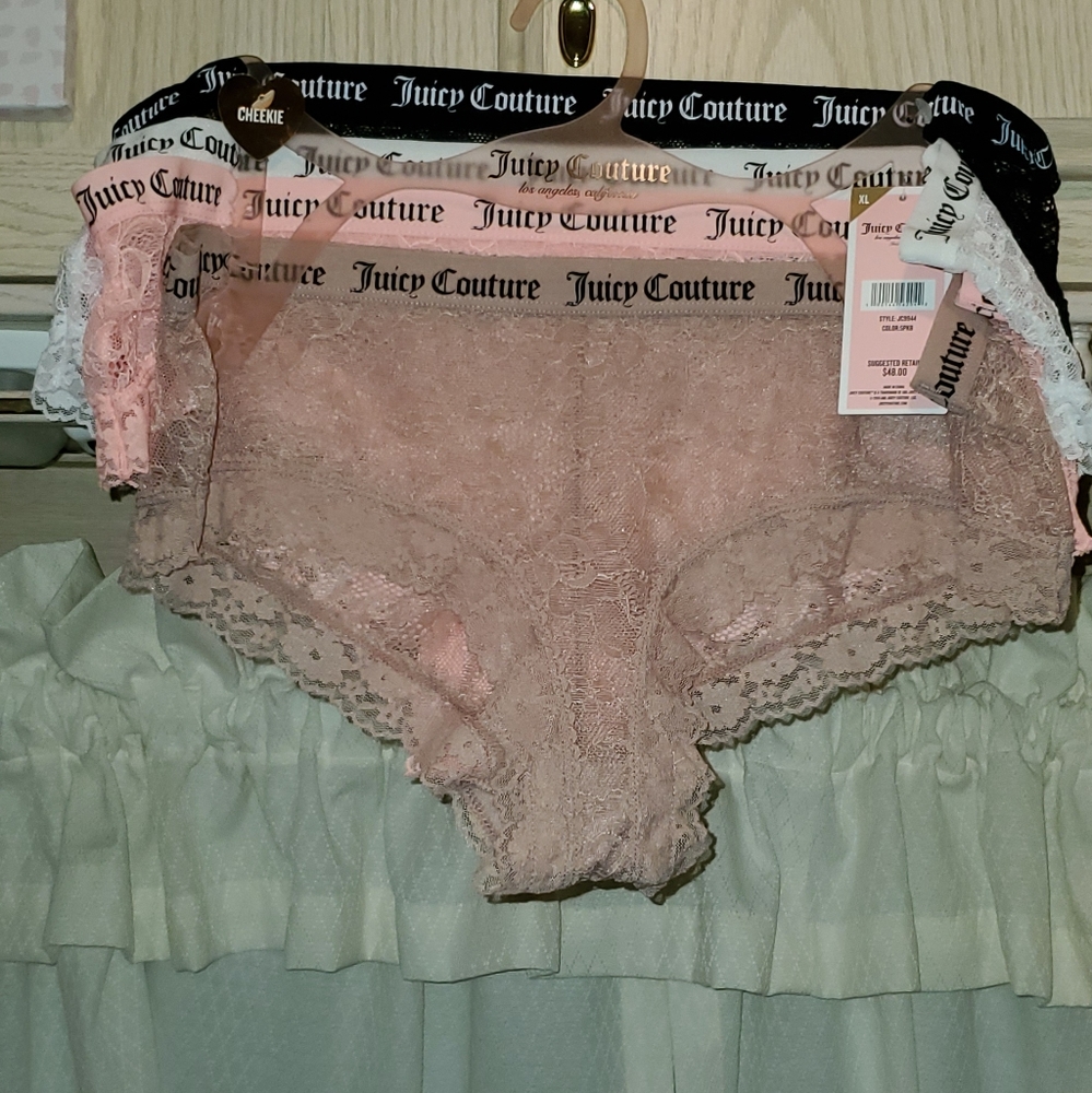 🏷️3 for $20🏷️ JUICY COUTURE LACE CHEEKY PANTIES